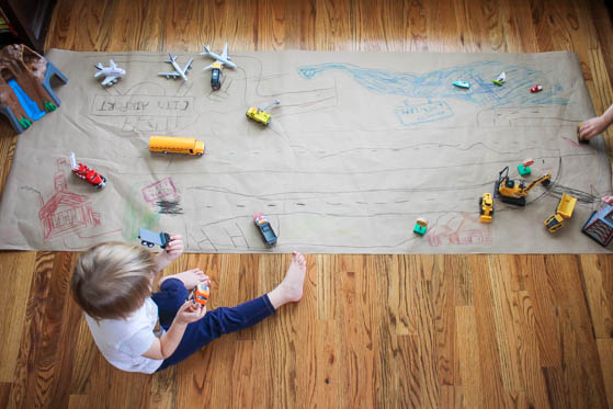 Craft paper floor cheap